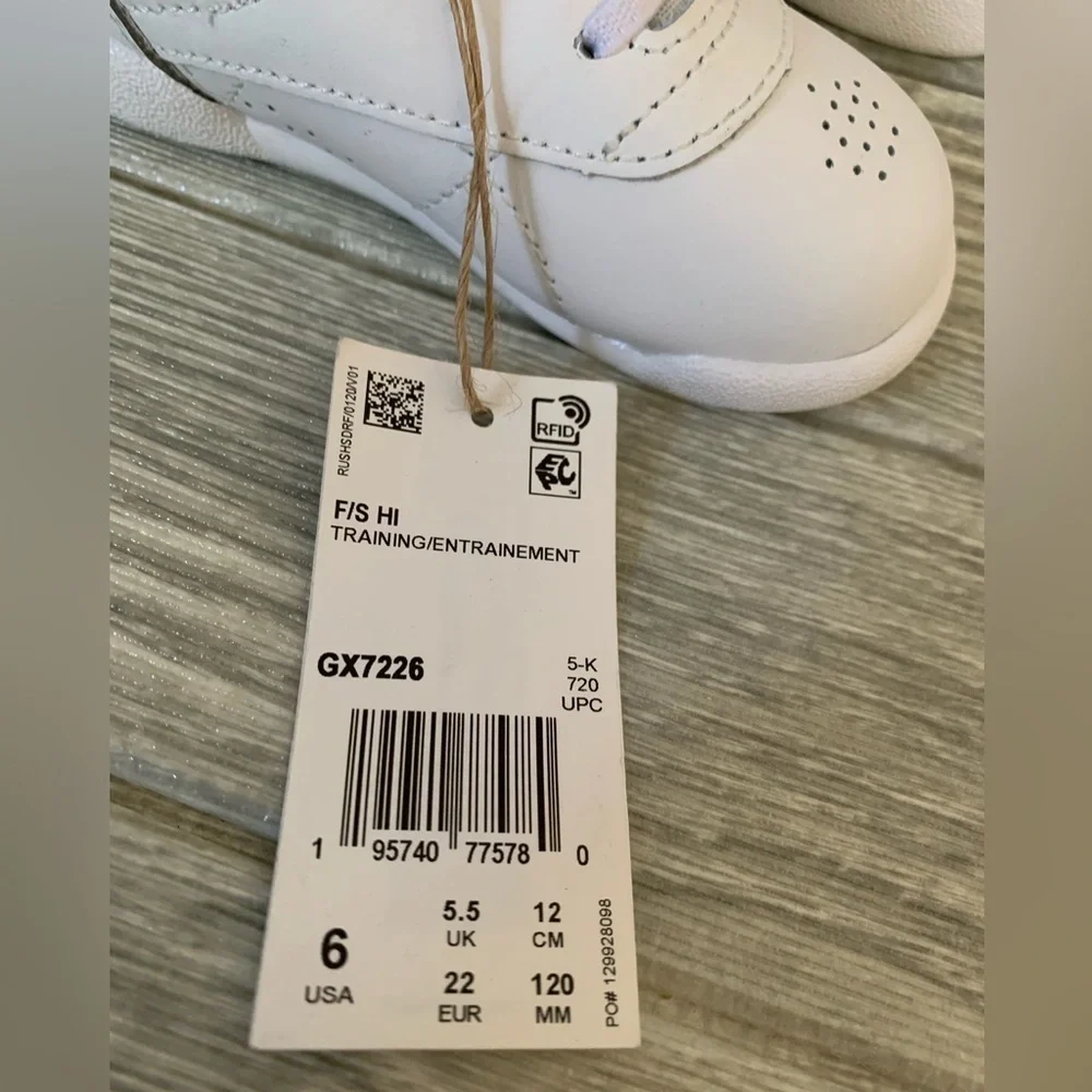 REEBOK KIDS FREESTYLE HI TODDLER WHITE SIZE 6 - Picture 5 of 13